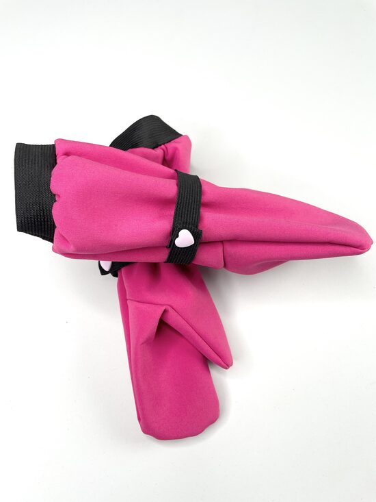 Softshell cimdi. Starpsezonu Rozā. Garie