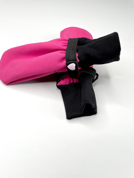 Softshell starpsezonu cimdi Rozā, īsie