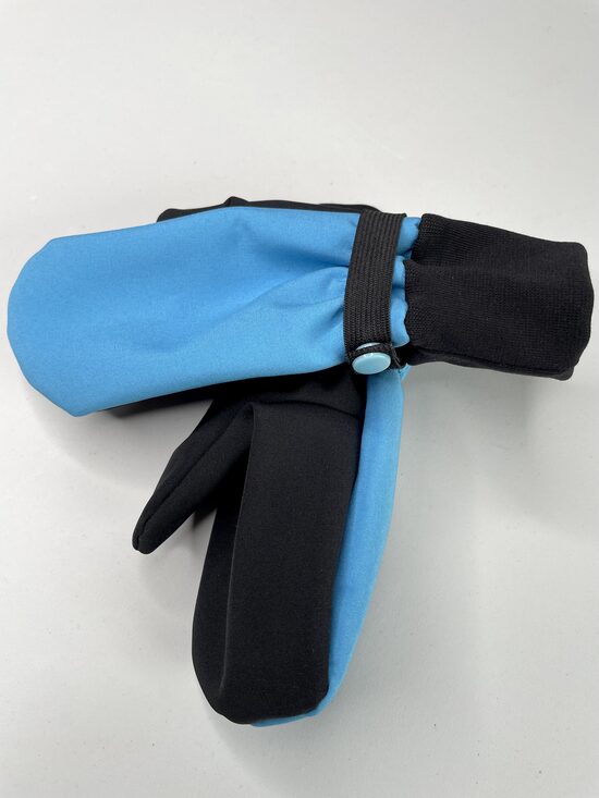 Starpsezonu softshell cimdi īsie. Gaiši zili