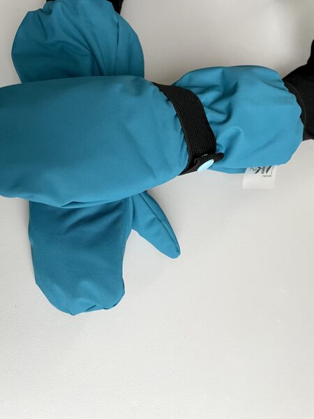 Zili ūdensizturīgi cimdi ar flīsa oderi