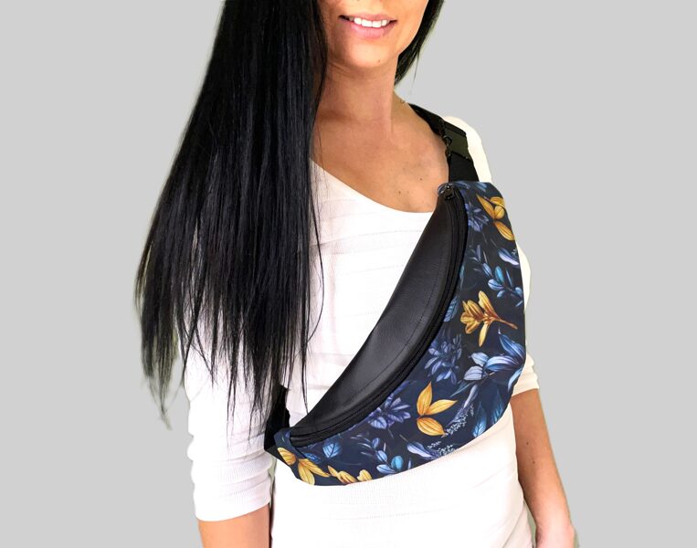 Melna gurnu soma ar zilu