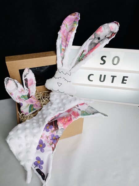 Mīļlupatiņa ar graužamriņķi panda ar baltu